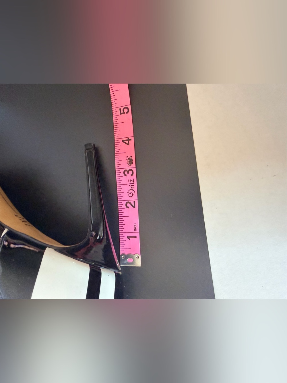 INC International Concepts Black/White Striped Pointed Toe Stiletto Pumps 7.5M - Picture 12 of 14